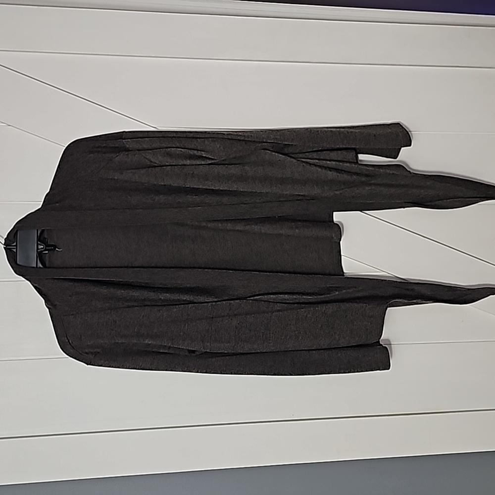 Charcoal gray cardigan